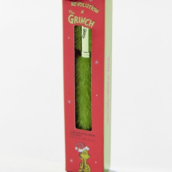 Revolution Beauty X The Grinch Resting Grinch Face Liquid Eyeliner - Picture 7 of 7